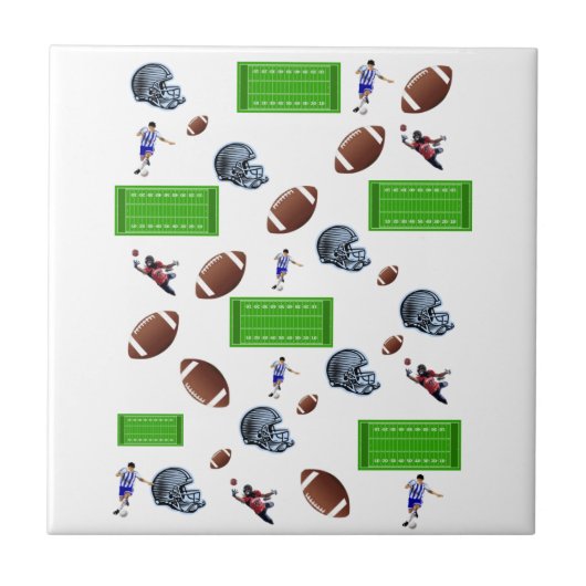 Keramik Tile Football Fliese (Vorderseite)