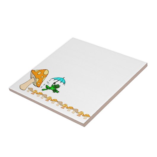 Keramik Tile Froschmuck Frog Ribbit Fliese (Seite)
