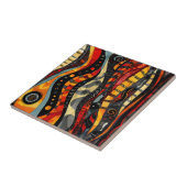 Keramik-Tile für afrikanische Stammesmuster Fliese (Seite)