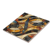 Keramik-Tile für afrikanische Stammesmuster Fliese (Seite)
