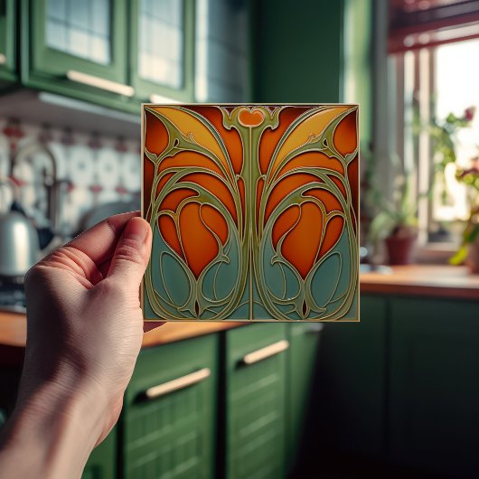 Keramik-Tile für Autumnal Geblüht Fliese