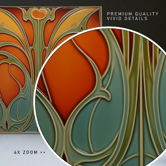 Keramik-Tile für Autumnal Geblüht Fliese