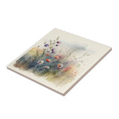 Keramik -Tile für Blume im Naturstil Fliese (Seite)