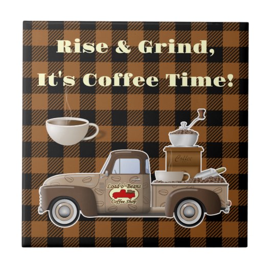 Keramik-Tile für Kaffee und Tee Fliese (Vorderseite)