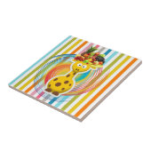 Keramik Tile Giraffe Fruchtfarben Fliese (Seite)