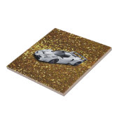Keramik Tile Gold Car Fliese (Seite)
