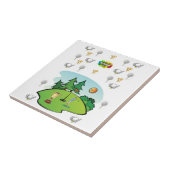 Keramik Tile Golf Fliese (Seite)