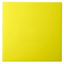 Keramik Tile - Hellgelb - dekorative Tile Fliese