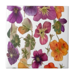 Keramik Tile - Hübsche Pressen von Blume Fliese