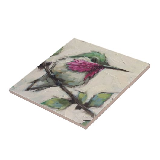 Keramik Tile - Hummingbird Fliese (Seite)
