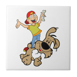 Keramik Tile Hund Fliese