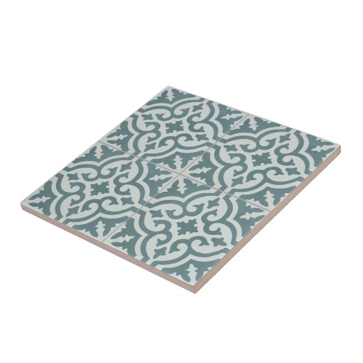 Keramik Tile - im marokkanischen Stil Aquamarin Fliese (Seite)
