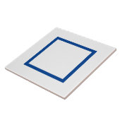 Keramik Tile in Blau und Weiß - (2) Fliese (Seite)