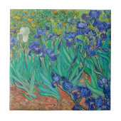 KERAMIK TILE "IRISES" VON VINCENT Van Gogh Fliese (Vorderseite)