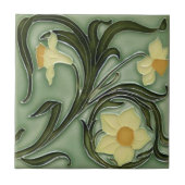 Keramik Tile - Jugendstil Fliese (Vorderseite)