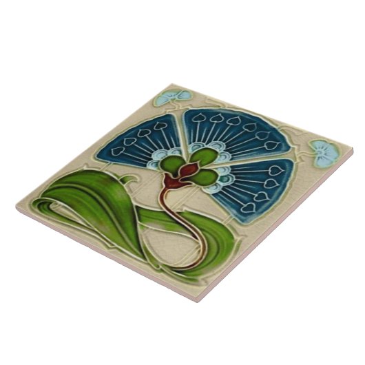 Keramik Tile - Jugendstil Fliese (Seite)