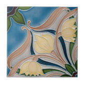 Keramik Tile - Jugendstil Fliese (Vorderseite)