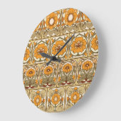 Keramik Tile: Jugendstil. Große Wanduhr (Winkel)