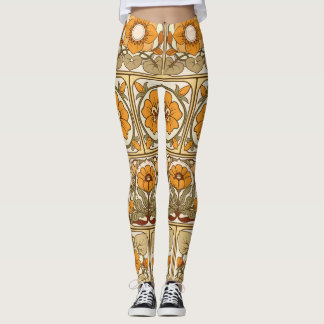 Keramik Tile: Jugendstil. Leggings