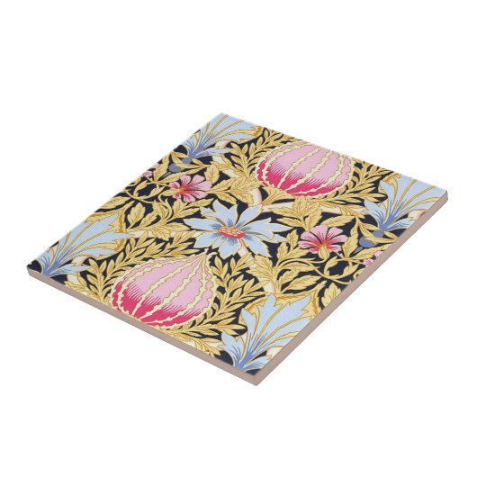 Keramik Tile - Jugendstil-Muster Fliese (Seite)