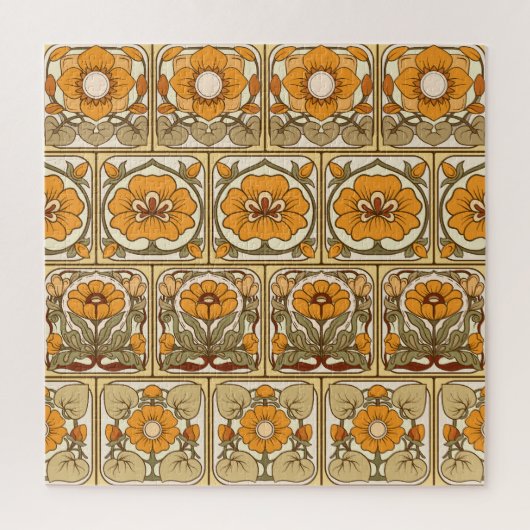 Keramik Tile: Jugendstil. Puzzle (Vertikal)