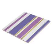Keramik Tile - Lilac mit Goldspalte Fliese (Seite)