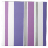 Keramik Tile - Lilac mit Silberteiler Fliese (Vorderseite)