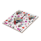 Keramik Tile Makeup Shadow Lipstick Fliese (Seite)