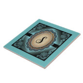 Keramik Tile mit antiker Türkisfarbe Fliese (Seite)