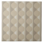 Keramik-Tile mit Beige-Floating Circles Fliese (Vorderseite)