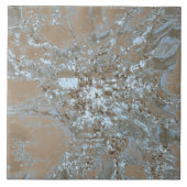 Keramik-Tile mit flüssigen Farben Fliese (Vorderseite)