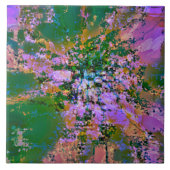 Keramik-Tile mit flüssigen Farben Fliese (Vorderseite)