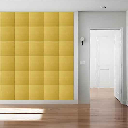 Keramik-Tile mit gelbem Damast Fliese