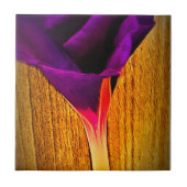 Keramik Tile mit Hübscher Blume Fliese (Vorderseite)