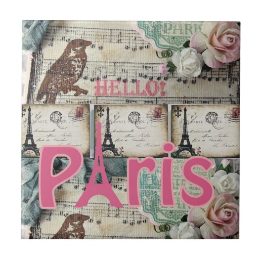Keramik Tile Paris Fliese (Vorderseite)