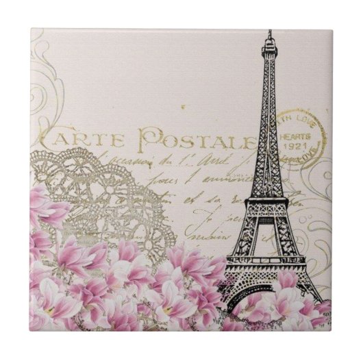 Keramik Tile Paris Frankreich Fliese (Vorderseite)