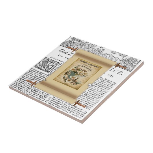 Keramik Tile Paris Frankreich Fliese (Seite)