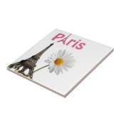 Keramik Tile Paris Frankreich White Daisy Fliese (Seite)