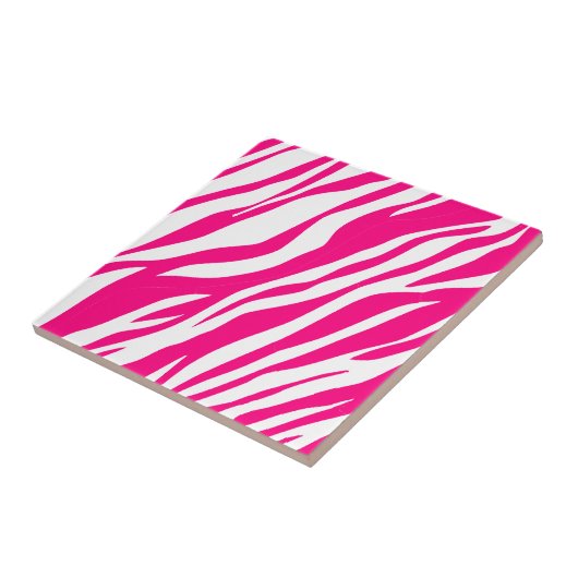 Keramik Tile Pink Leopard Fliese (Seite)