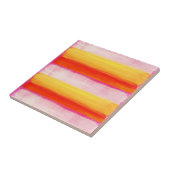 Keramik Tile Pink Orange Gelb Fliese (Seite)