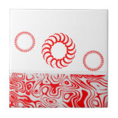 Keramik Tile Red Fliese (Vorderseite)