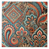 Keramik Tile: Retro Pop Bloom Fliese (Vorderseite)