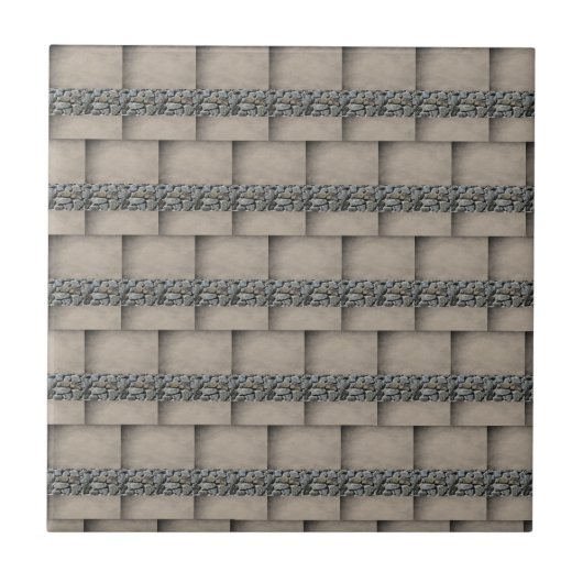 Keramik Tile Rock Slate Squares Fliese (Vorderseite)