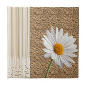 Keramik Tile Rustikale Beige Blume Blumenkohl Fliese (Vorderseite)