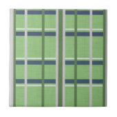 Keramik Tile Rustikale grüne Landstreifen Fliese (Vorderseite)