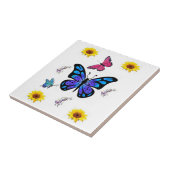 Keramik Tile Sonnenblume Fliese (Seite)