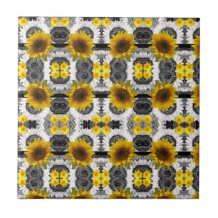 Keramik Tile Sonnenblume Fliese