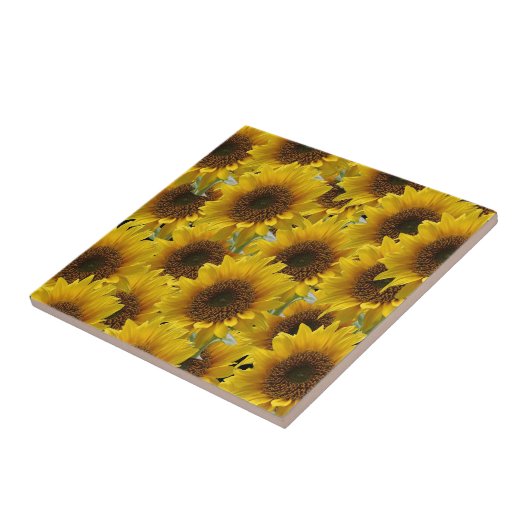 Keramik Tile Sonnenblume Fliese (Seite)