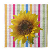 Keramik Tile Sonnenblume Fliese (Vorderseite)