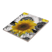 Keramik Tile Sonnenblume Fliese (Seite)
